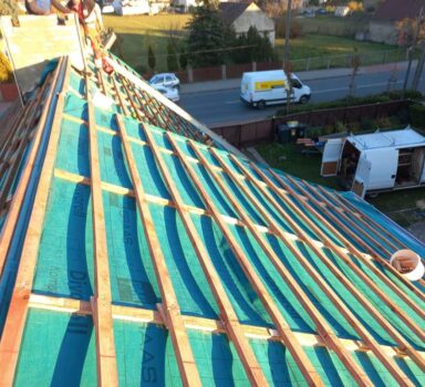 Kompletne przykrycie dachu w Groszowicach