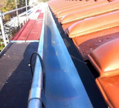 Wymiana rynien w Komprachcicach